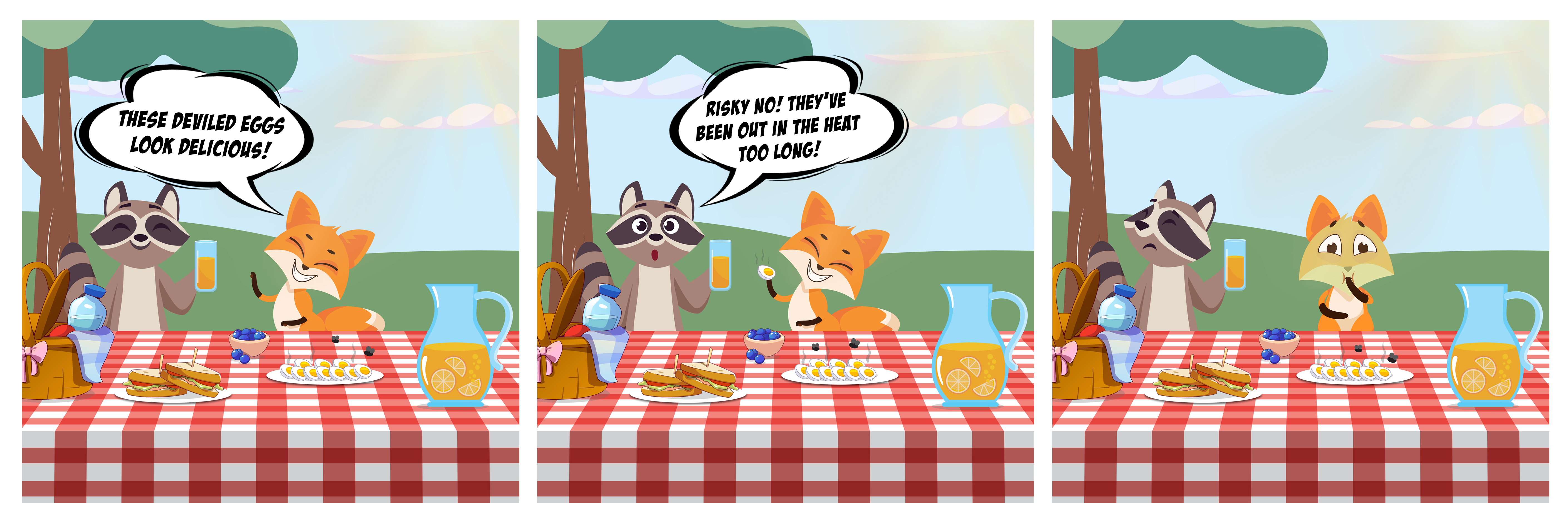 Risky Comics Volume 2 Issue 1: "Risky Goes on a Picnic"