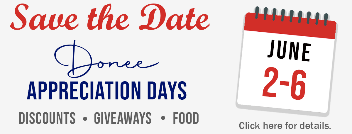 Save the Date: Donee Appreciation Days June 2-6